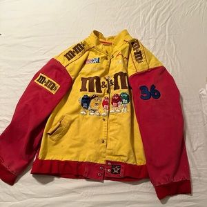 Men’s Jh M&M NASCAR Ernie Irvan #36 Racecar Jacket Pontiac Goodyear